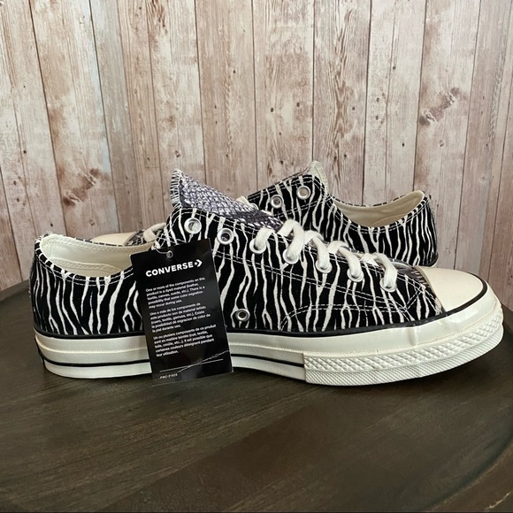 Converse‎ CTAS 70 Ox Black Egret Suede Canvas Low Sneakers Size 12 Men - Picture 7 of 10